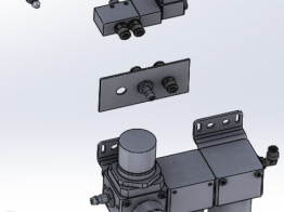 Система адаптації повітряного повітря для компресора високого тиску (Camozzi, Італія)