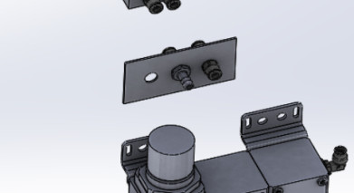 Система адаптації повітряного повітря для компресора високого тиску (Camozzi, Італія)