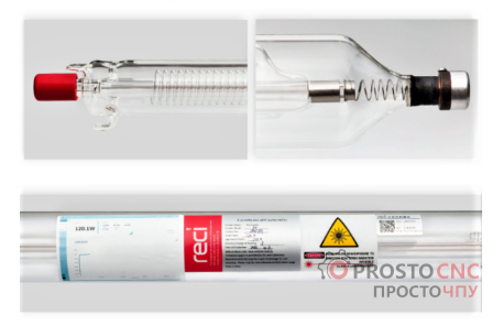 Лазерна трубка Reci w4 100 Вт